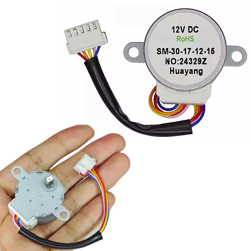 

1 PCS 12V Step Motor SM-30-17-12-15 with 11cm Cable For Midea 2HP Wall-Mounted Air Conditioner Swing Blade Synchronous Motor