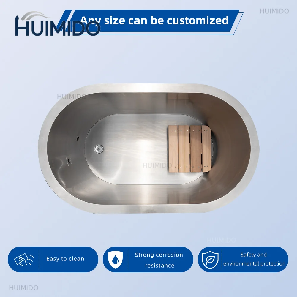 Icebath cold plug chiller and bath wood