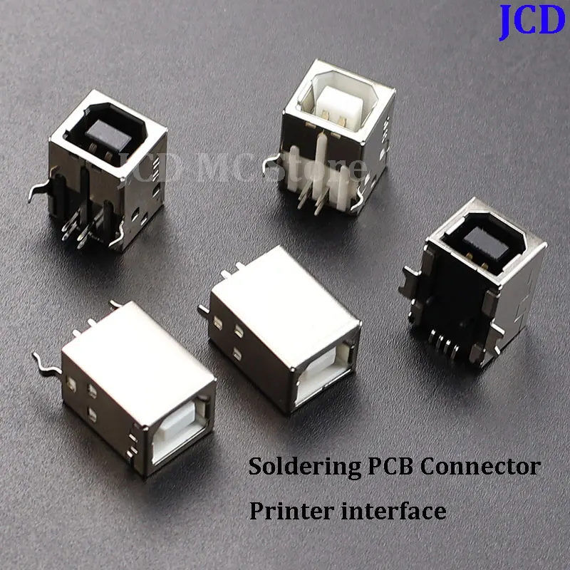USB 3.0 and USB 2.0 Female Male Socket Jack Connector B Type 90°/180° Soldering PCB Connector Printer Interface