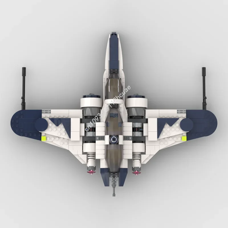 610 stücke Moc Star Battle "Wolfpack" ARC-170 Starfighter Modell Bausteine Ziegel Diy Kreative Montage Pädagogisches Geschenk