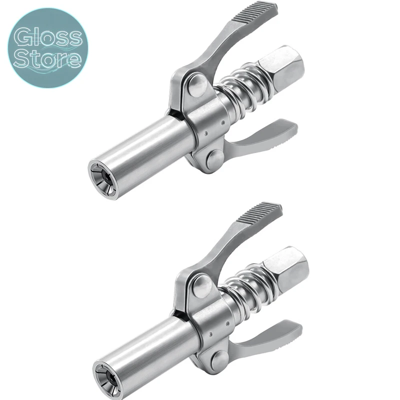 

Grease Guns Coupler Heavy-Duty Oil Injector Pump Syringe Lubrication Nozzle Tooling Manual Greaser Fat Press Tip Car Accessories