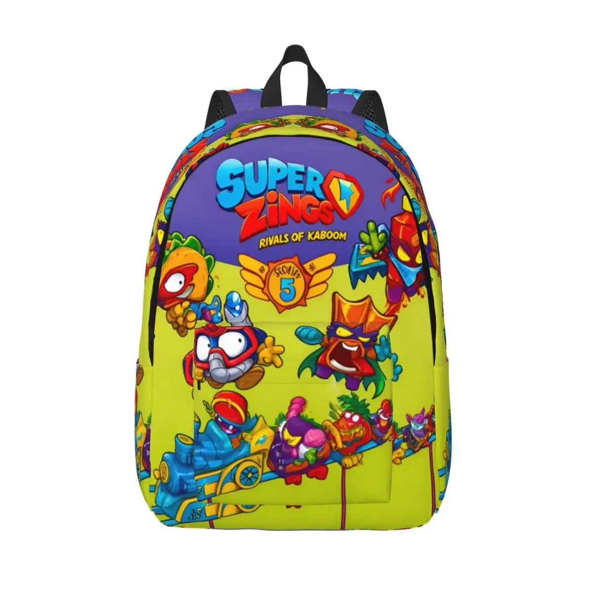 SuperThings Backpack for Men Women Teenage High School Business Daypack Super Zings Kindergarten Laptop Computer Canvas Bags