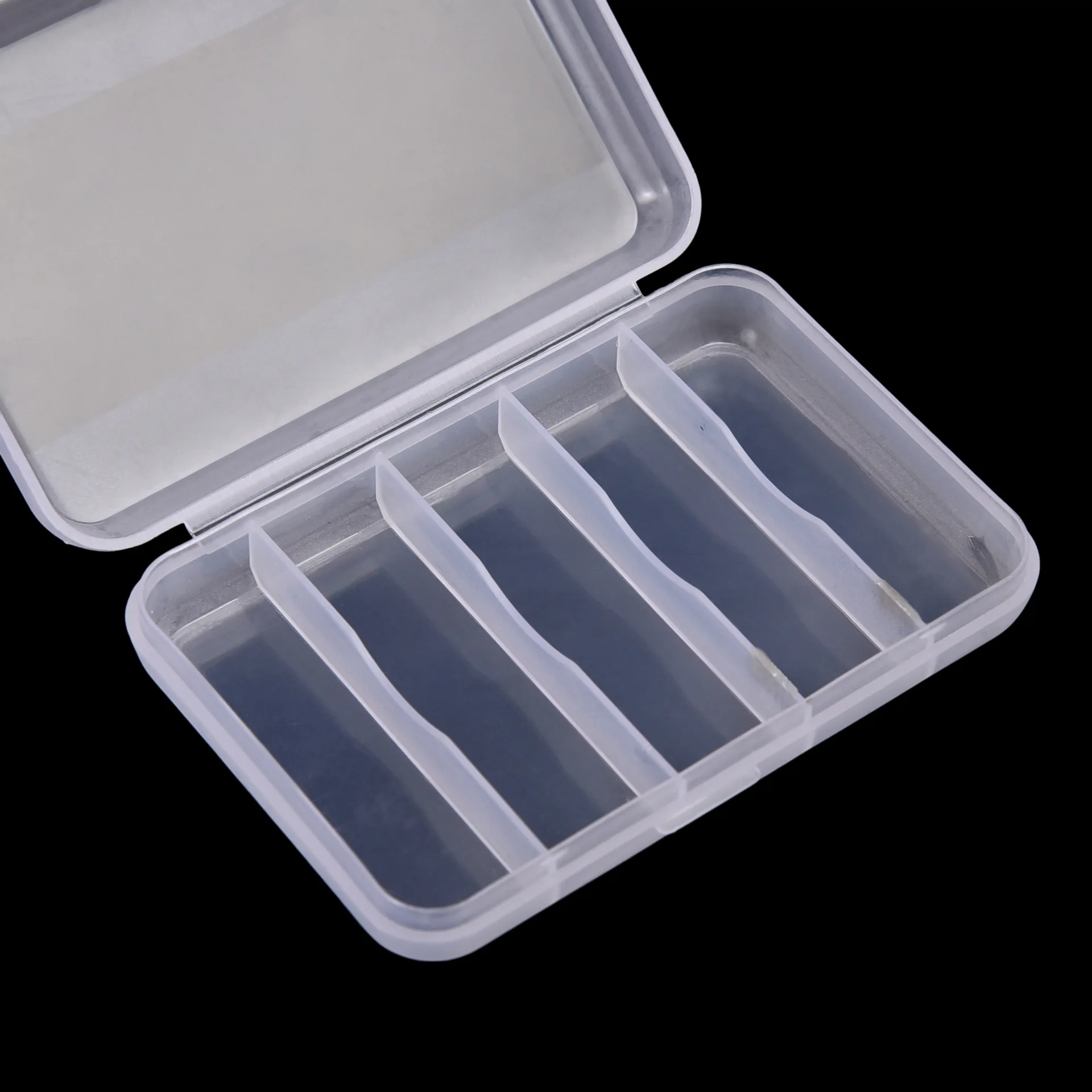 Microblading Transparent Tattoo Needles Storage Box 1pcs Swab Finger Gloves Eyebrow Razor Blades Tattoo Permanent Makeup Storage