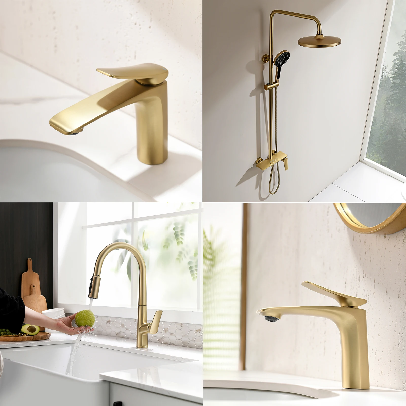 

Bathroom Shower Faucet /Basin Faucet Mixer Brass Faucet Bathtub Shower System Hot And Cold Shower Sets