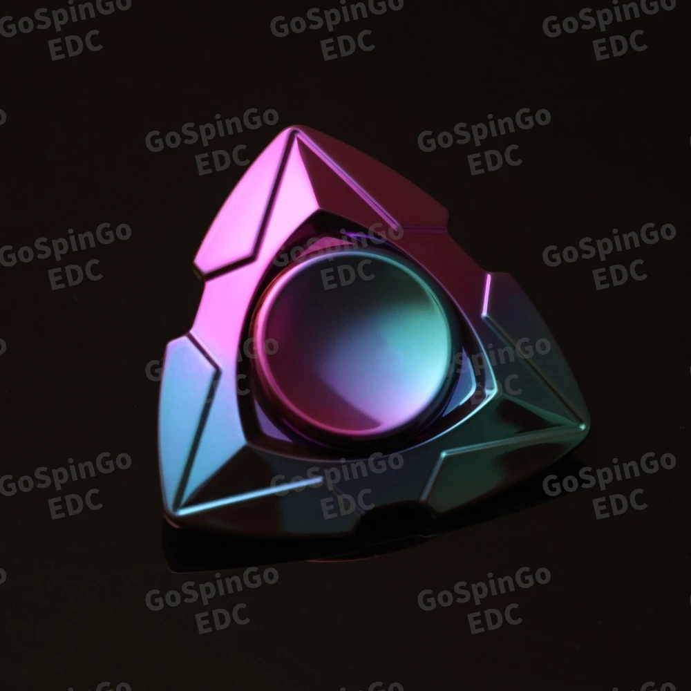 Ele EDC كريستال Ti تململ سبينر لعبة لتخفيف التوتر مكتب عمل الملحقات التعامل مع يشعر سبينر ألعاب متململة للبالغين