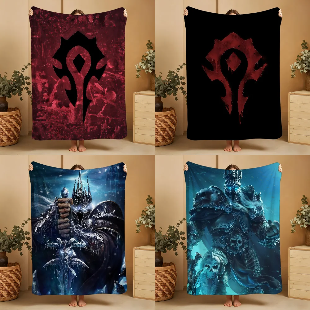 BX GAME W-WarcraftSS-ES Blanket Soft Warm Furry Throw Super Kids Toys Bed Sofa Car Cradle