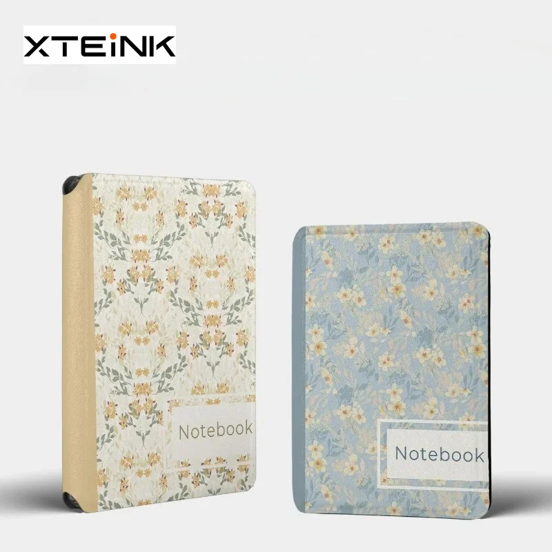 Magnetic Protective Case for XTEINK X3 X4 E-ink Reader Protective Shell Full-wrap with TPU Clear Case X4 E-Book Case DIY Gifts