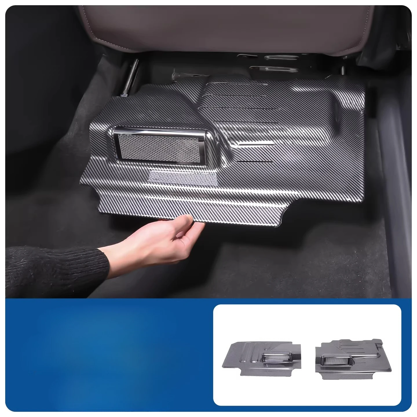 For Geely Monjaro Xingyue L 2022 2023 2024 2025 2026 Under Seat Air Outlet Cover ABS Seat Track Protector Interior Accessories