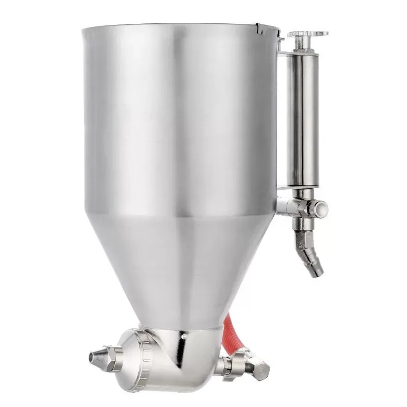 Cement mortar spray gun pneumatic stainless steel sprayer for exterior wall painting