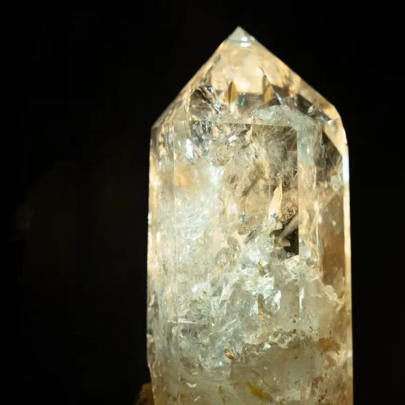Authentic  Iridescence Column Chalcopyrite Sacred Geometry  Points Spiritual Prism Awareness  Tower