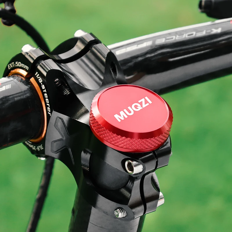 MUQZI For AirTag Bike Mount Headset Top Cap GPS Tracker Anti-Theft for Air Tag Bicycle Hidden Mount Waterproof Holder Stem Cap