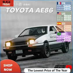 1:32 Toyota AE86 Model Car Die Cast Alloy Boys Toys Cars Pull Back Collectibles Kids Car Model Free Shipping