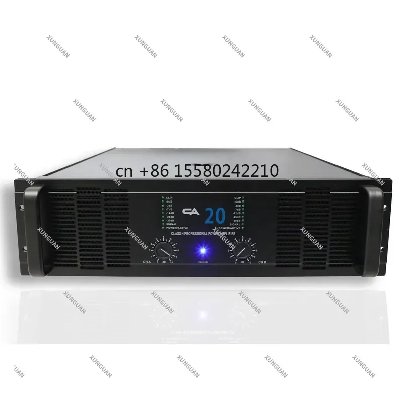 for CA12 CA18 CA20 CA30 150W-1900W 2CH Professional Power Amplifier Audio Sound Equipment for Stage Theatre KTV School