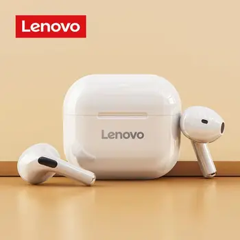 אוזניות Lenovo lp40 אוזניות אלחוטיות בלוץ אלחוטי Bluetooth בקרה מגע הפחתת רעש סטריאו הפחתת רעש סטריאו הפחתת רעש המתנה ארוכה בחירה מקורית