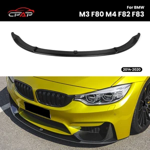 Real Dry Carbon Fiber Front Bumper Lip Diffuser Splitter For BMW M3 F80 M4