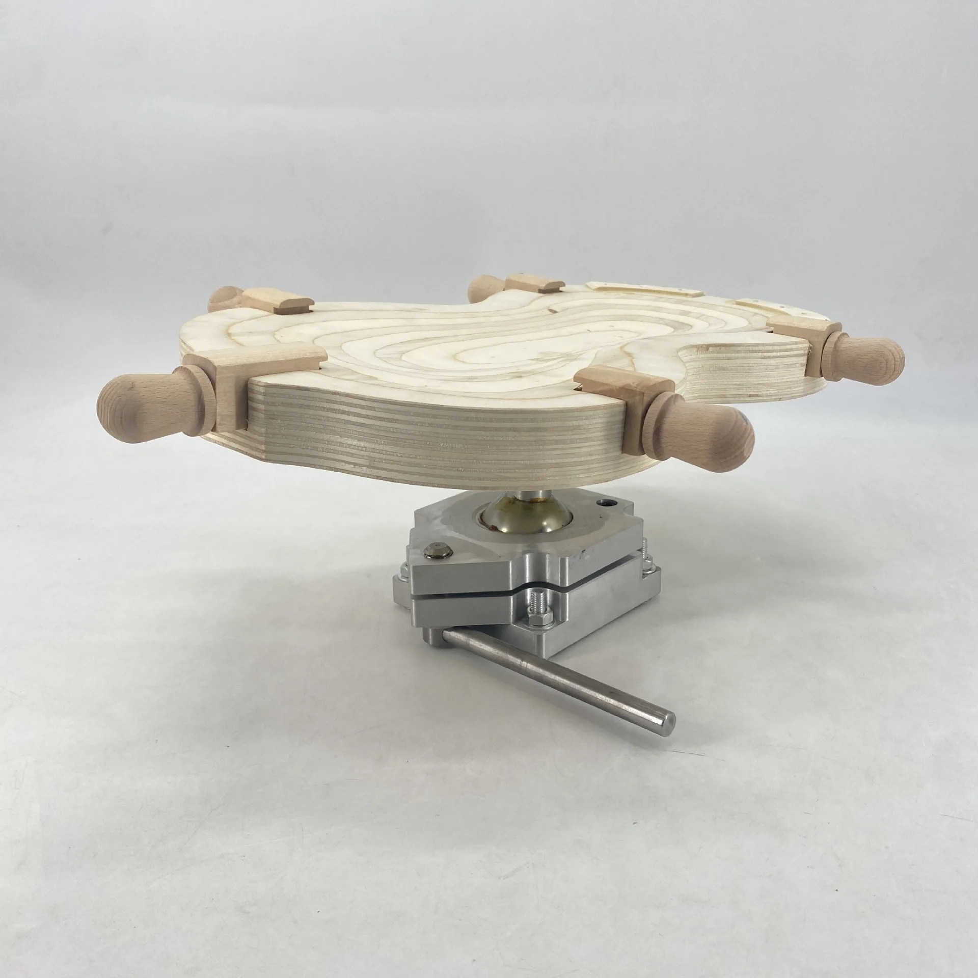 Violin Making and Repair Tool Base Tray Solid Wood Material Panel Backboard Fixing Frame Instrument Accessory