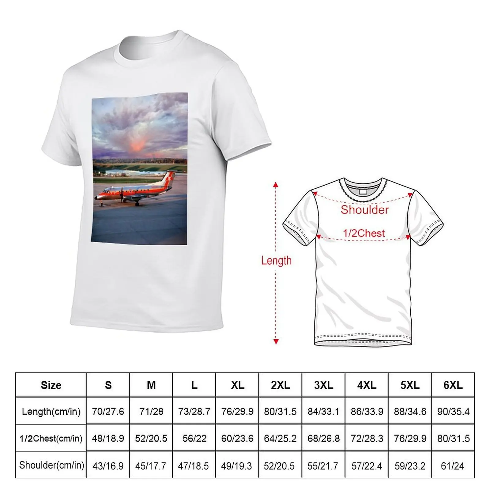 Embraer EMB-120RT Atlantic Southeast Airlines T-Shirt luxury designer new edition T-shirt men