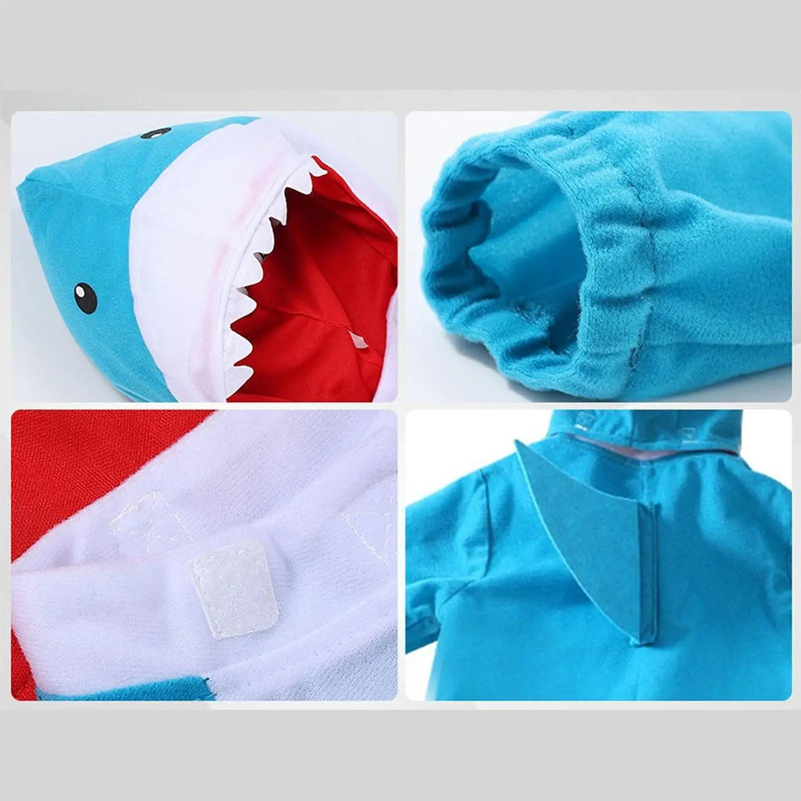 Shark Costume for Children Novelty Dress up for Stage Performance Party Holidays