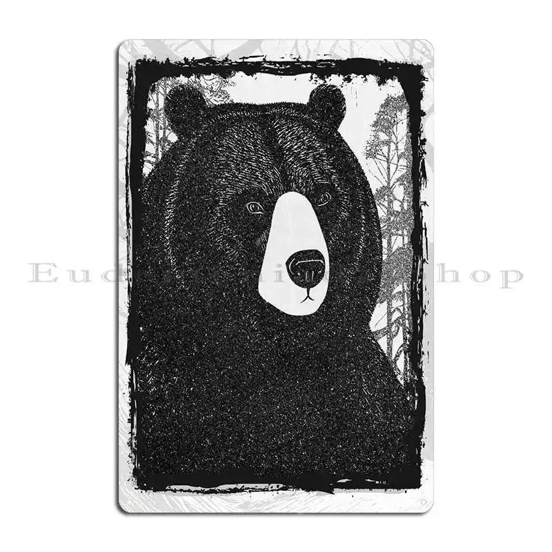 Bear And Bears Metal Sign Design Plaques Wall Mural Designer Create Tin Sign Poster