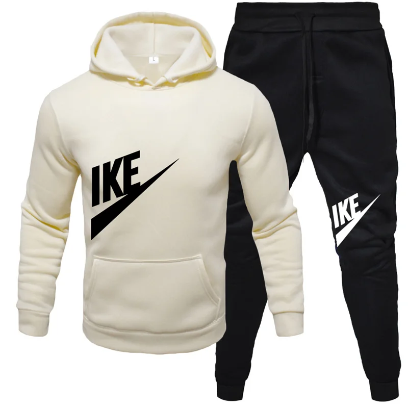 Men's Hoodies for Men Clothing Splash Ink Sweatshirt Suit Man Tracksuit Pant Sets New in Hoodies & Sweatshirts Sports Suits Set