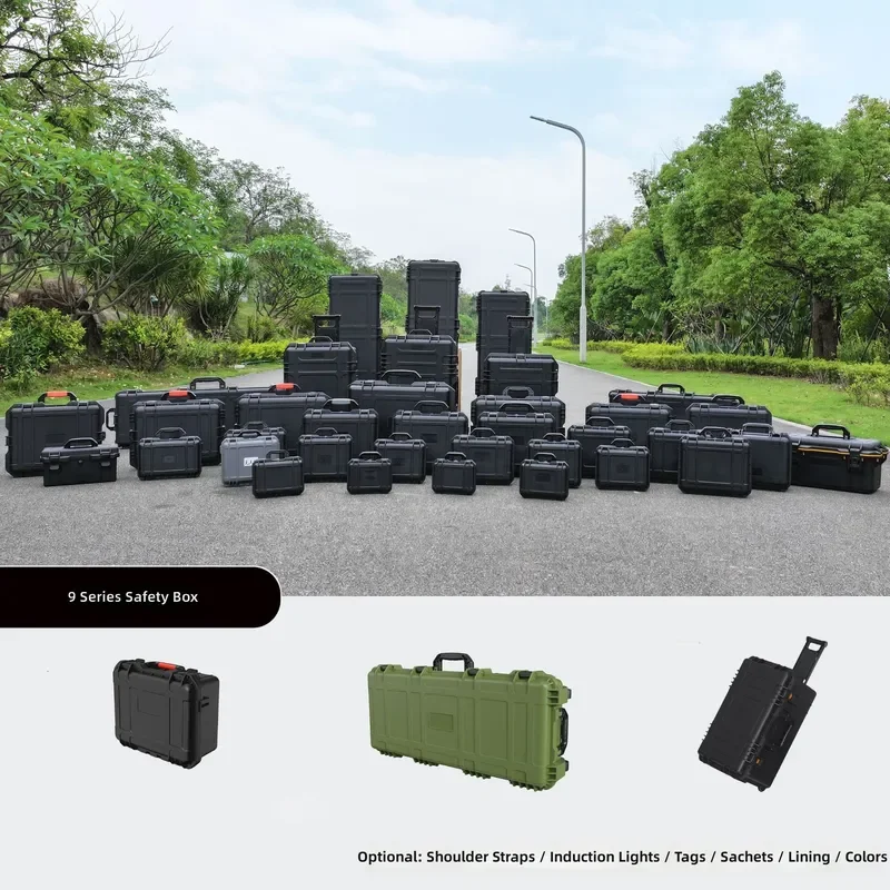 for Multi-size Plastic Protective Box Safe Explosion-proof Three-proof Waterproof Shockproof Instrument Toolbox with Lining