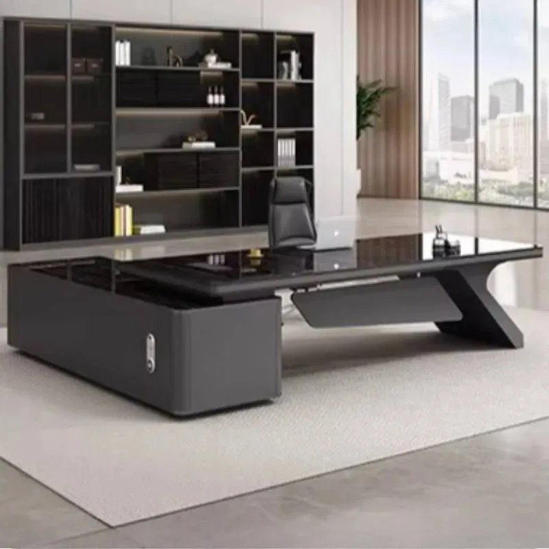 Quiet Sedentary Office Desk Comfortable Enjoy Reception Home Ergonomic Bureaux Scrivania Da Ufficio Furniture