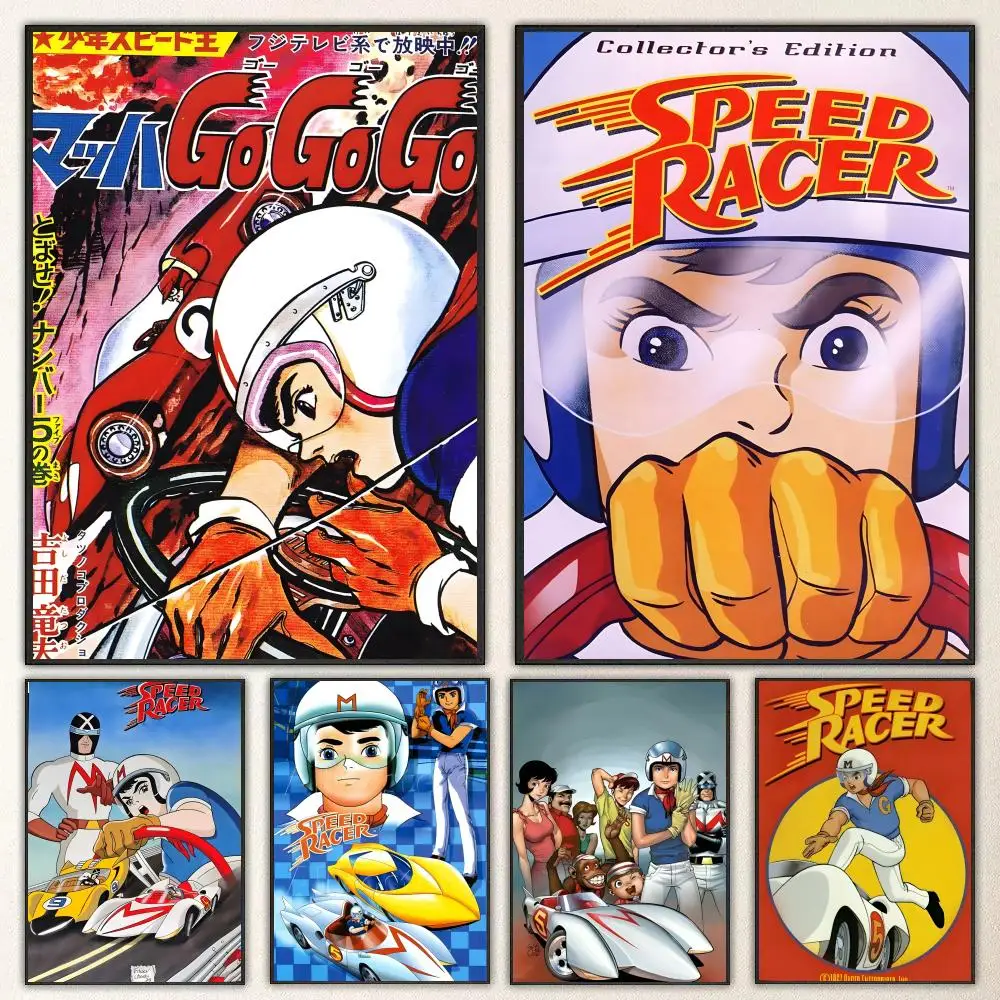 G-Go Go Speed Racer Poster High-definition  poster stickers, suitable for bedroom, living room, home decoration