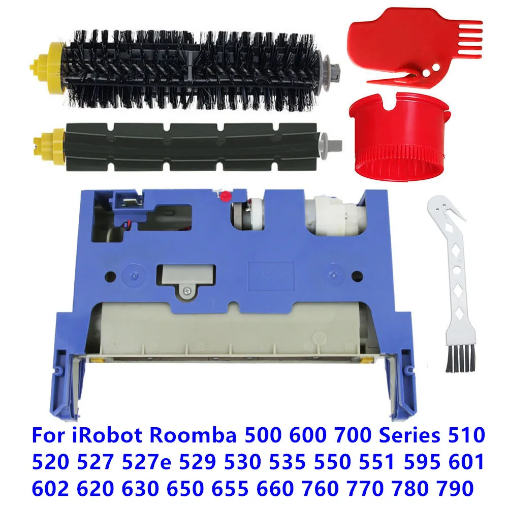 IRobot Roomba 500, 600, 700シリーズ,527, 550, 595, 620, 630, 650, 655, 760, 770, 780用メインブラシフレーム洗浄モジュール