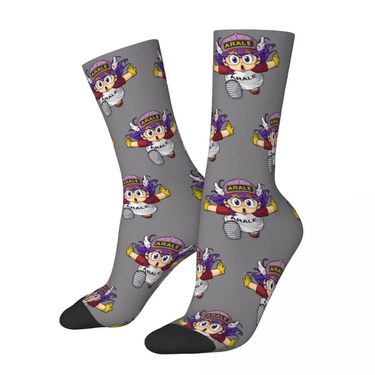 

Arale Unchi-kun Socks Harajuku High Quality Stockings All Season Long Socks Accessories for Unisex Gifts