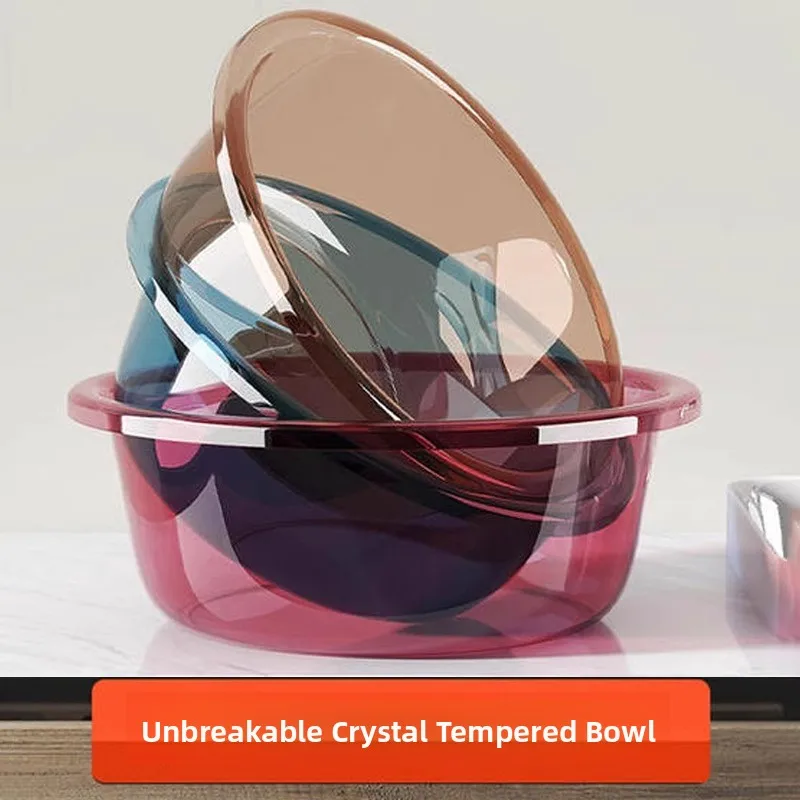 

Thickened Plastic Wash Basin for Home Use Large Medium Small Size Laundry Basin Student Dormitory Foot Washing Basin Baby Fac...