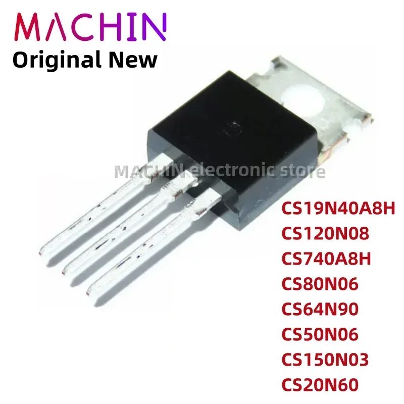 1 unidad CS19N40A8H CS120N08 CS740A8H CS80N06 CS64N90 CS50N06 CS150N03 CS20N60 TO220-3 MOS FET TO-220