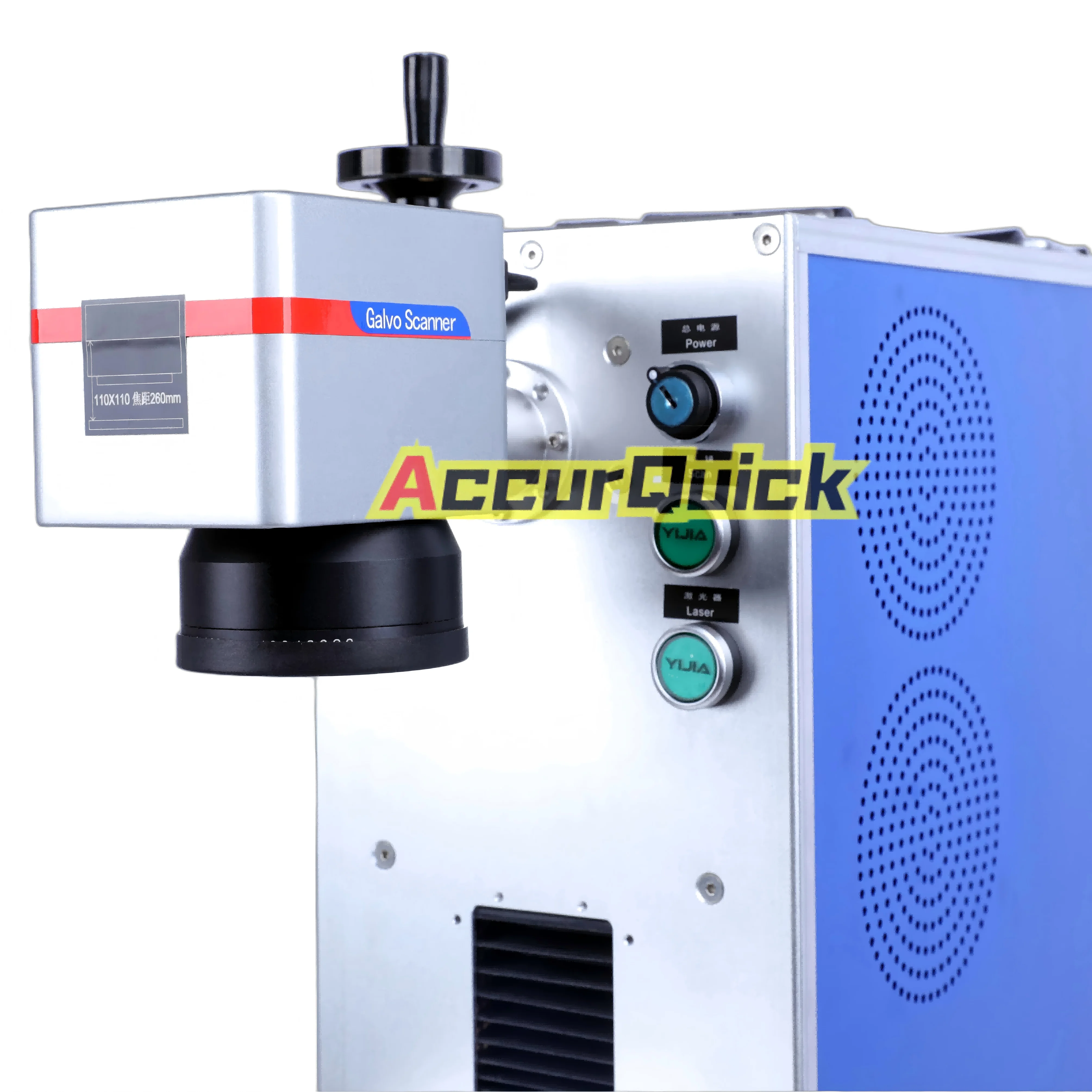 High Precision Fiber Laser Marking Machine With 20W 30W 50W 100W Raycus JPT Laser Source
