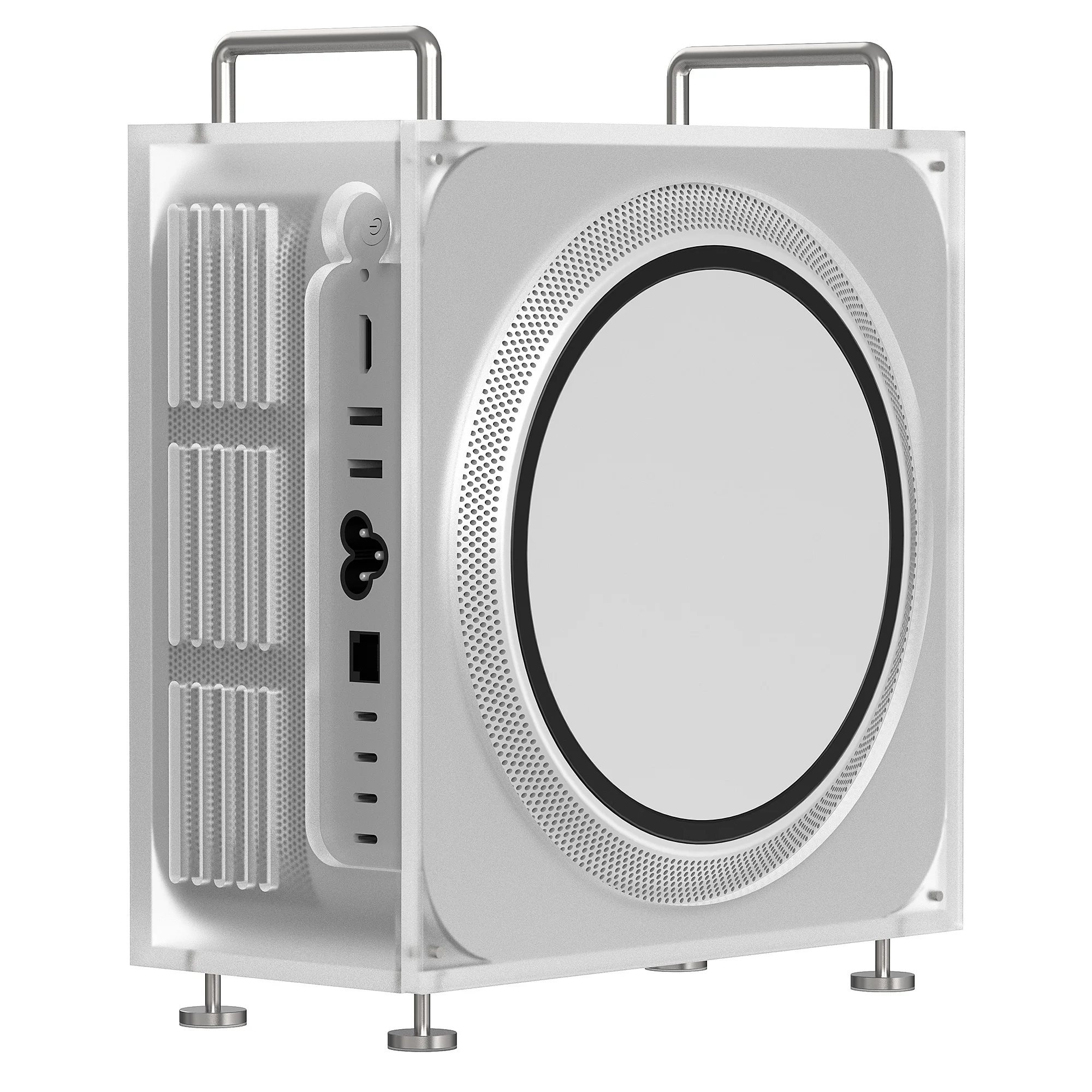 

Geekria Acrylic Chassis Stand, Compatible with Apple Mac Studio for M1/M2/M4 Max, M1/M2/M3 Ultra, Computer Case Holder (Frosted)