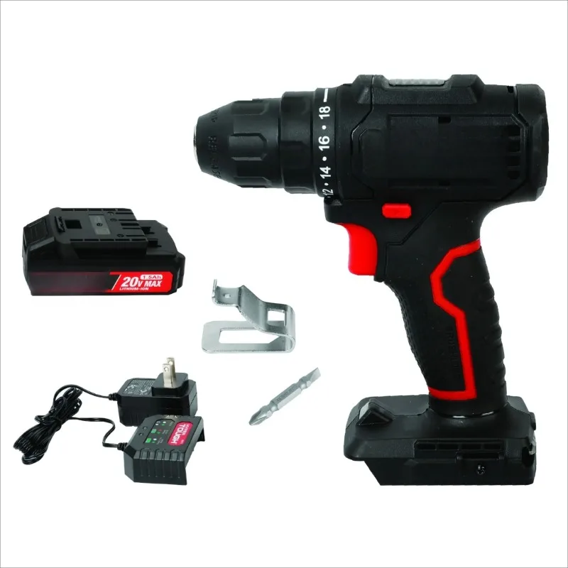 

20V Max Brushless Cordless Drill Driver with 1.5Ah Lithium-Ion Battery and Charger