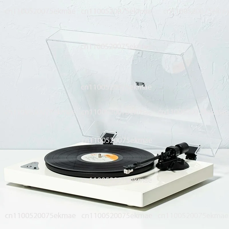 High‑Fidelity Acrylic Turntable Bluetooth Record Player White Glow For Living Room Audio Studio