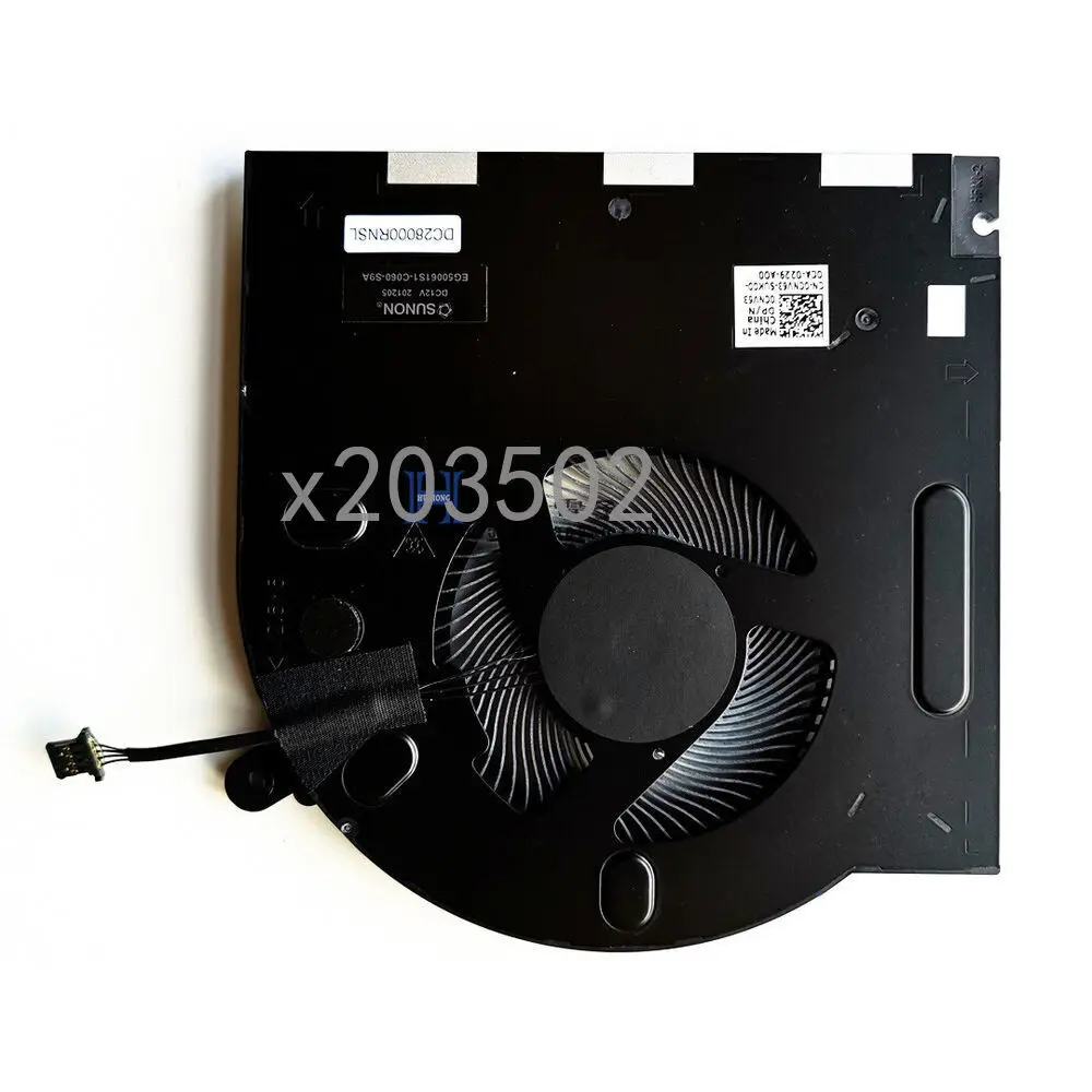 Новый охлаждающий вентилятор для процессора и графического процессора Dell Alienware M17 M17 R3 R4 P45E RTX30 H5TYJ CNV63