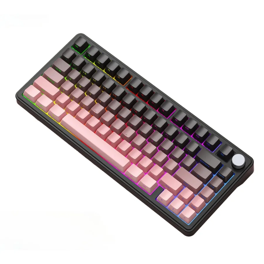 

Attack Shark X85 Mechanical Keyboard Tri-mode Wireless Bluetooth RGB Hot-swappable Side-engraved Gaming Custom Illuminated