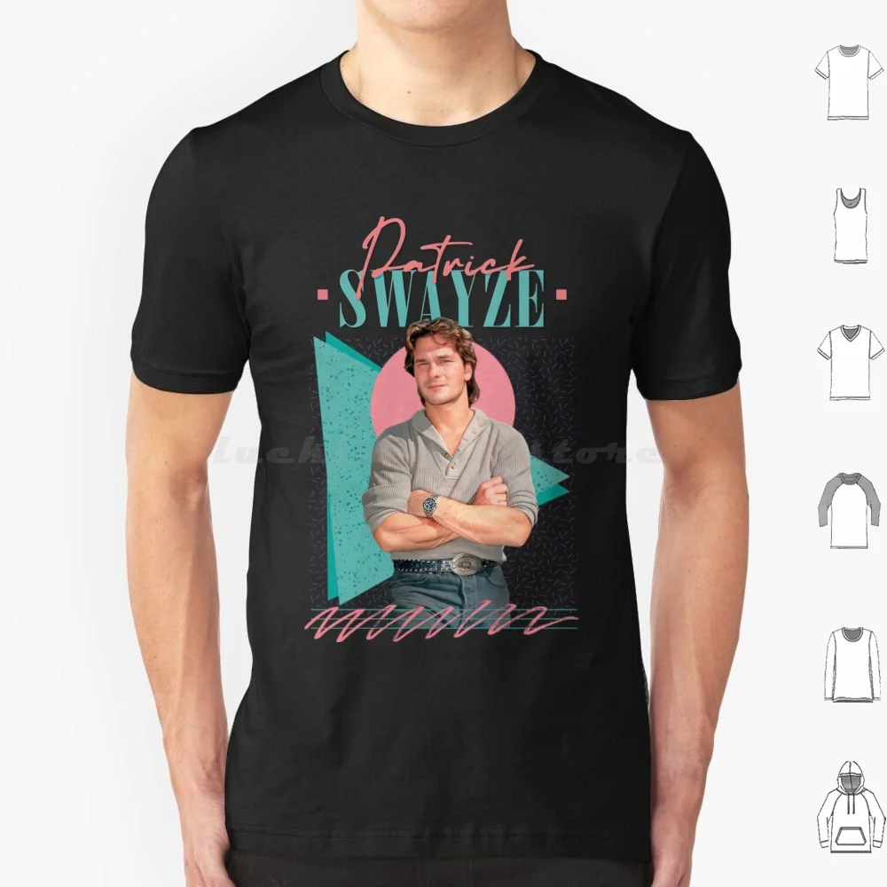 Swayze Retro Style Fan Art T Shirt Big Size 100% Cotton Swayze 80s Aesthetic 80s Kid 80s Movies 90s Kid Acid Washed Jeans Actor