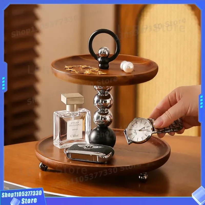Luxury Desktop Key Storage Tray for Entryway Organizer Living Room Dresser Jewelry Perfume Aromatherapy Holder Decorative