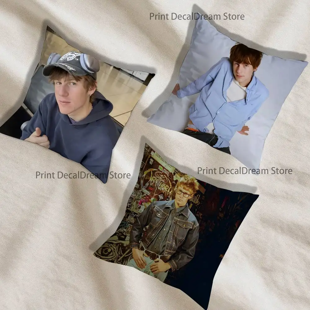 Singer M-Malcolm Todd Brooches Pillow Case Ultra Soft Skin Friendly Fabric Cloud Like Comfort & Concealed Zipper