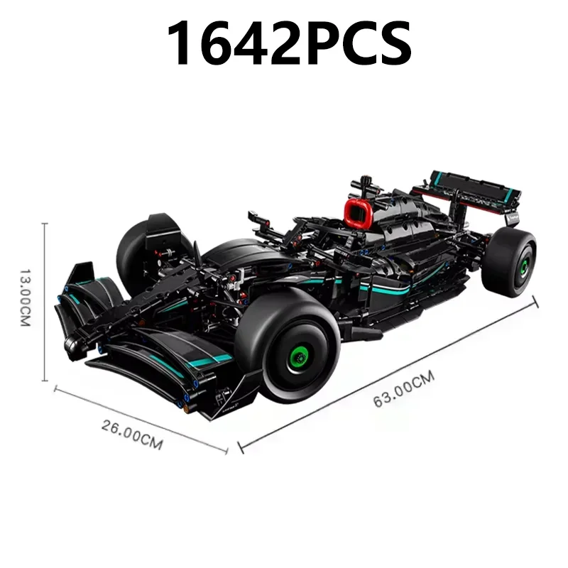 1642 STKS Nieuwe Technische F1 W14 E 42171 Prestaties Snelheid Raceauto Bouwstenen MOC Realistische Details Voertuig Model DIY Speelgoed Gift