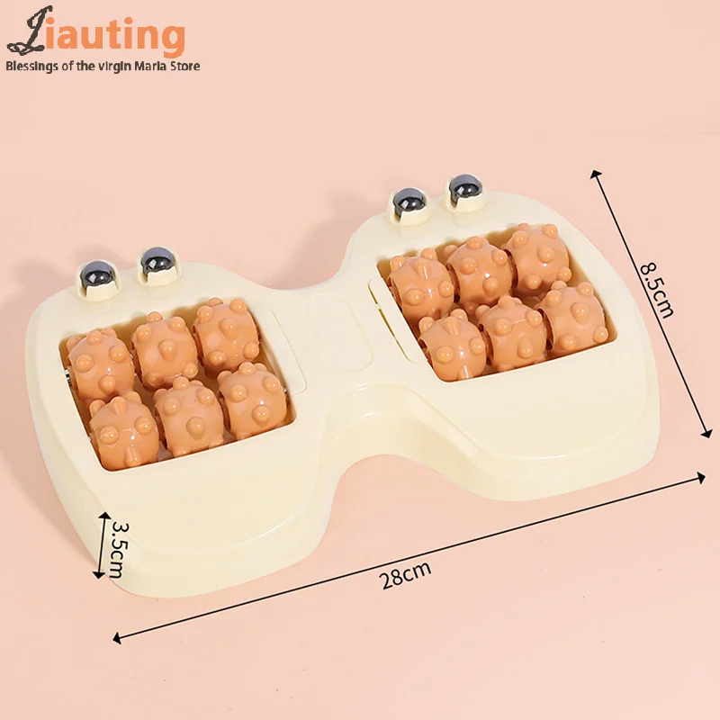 

Foot Roller Massager Foot And Leg Massage Magnetic Bead Multi-Point Acupoint Ball For Plantar Pain Relief Reflexology Tool