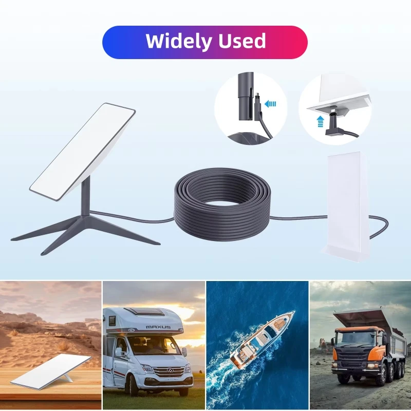 스타링크 직사각형 위성 V2 교체 케이블 Cat5e 타입 (스타링크 Gen2용)