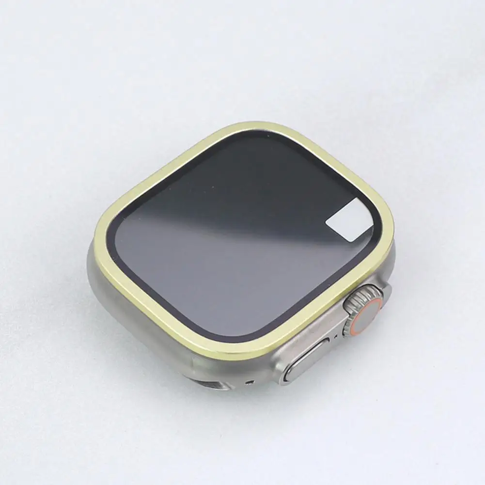 Wear-resistant Watch Screen Protector Watch Screen Protector Film 49mm for Iwatch Anti-scratch Tempered Glass Guard Waterproof