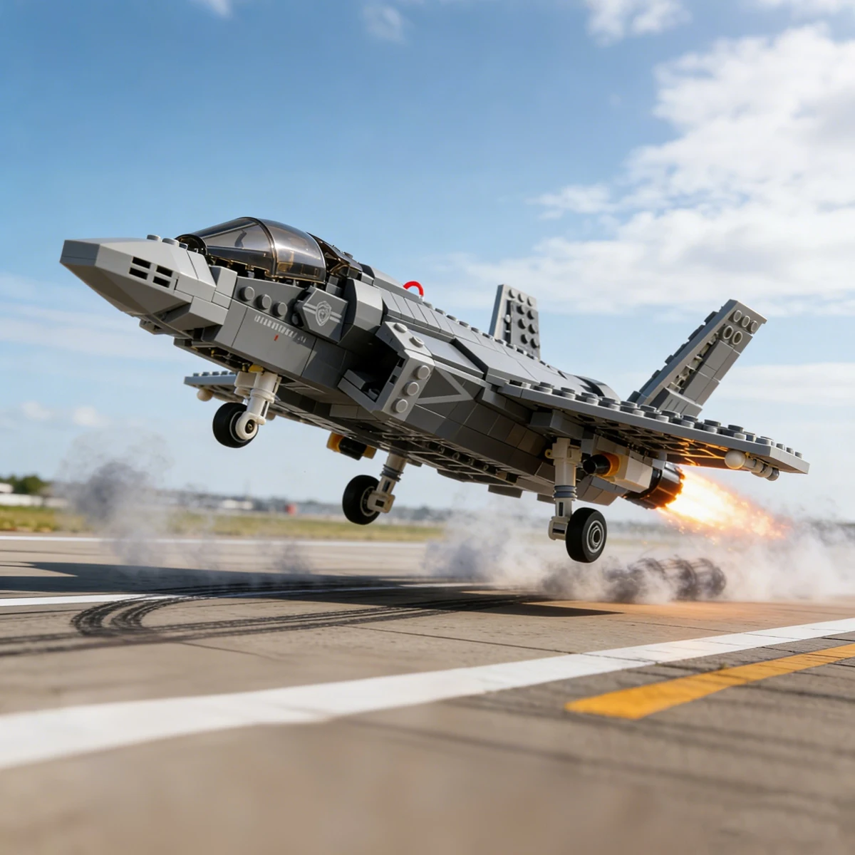 

Конструктор F-35 Lightning II, 646 деталей, набор для сборки истребителя ВВС США, развивающая игрушка, подарок для детей и взрослых