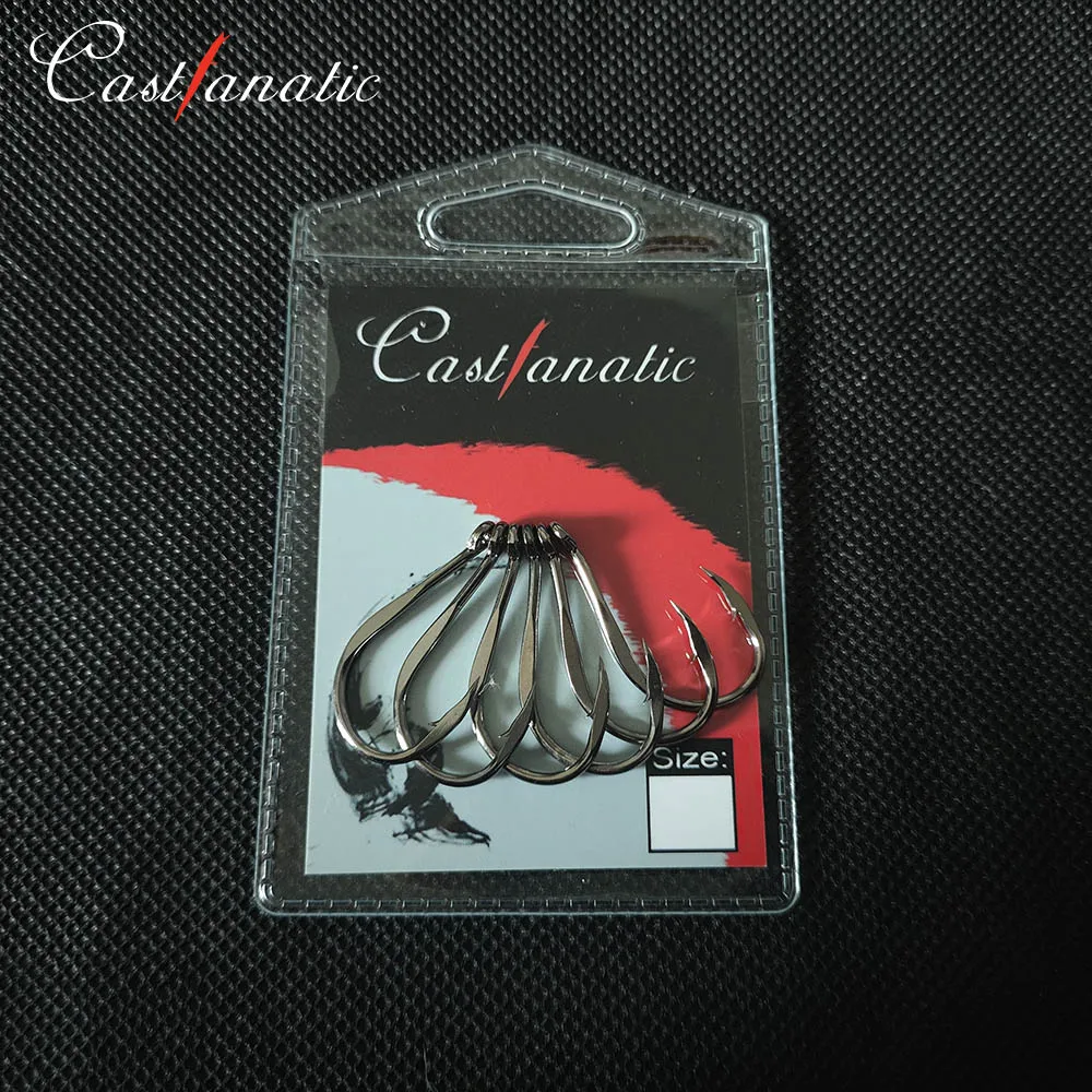 Anzuelos forjados Castfanatic CHINU – Acero carbono con púas para mar - imagen 3