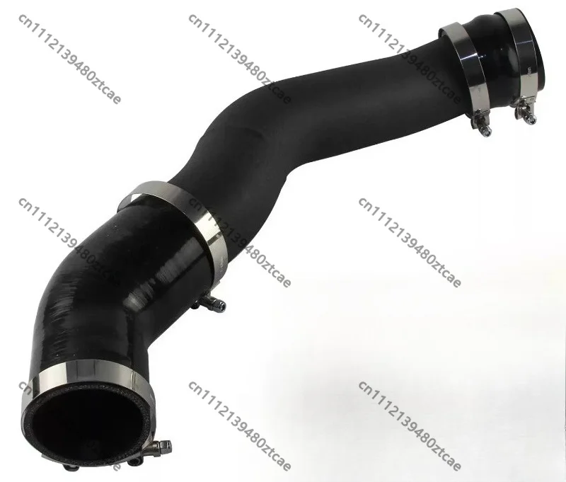 Aluminum & Rubber Air Intake Pipe Hose Kit, Engine Inlet Tubing Assembly, Car Modified Aftermarket Replacement Parts