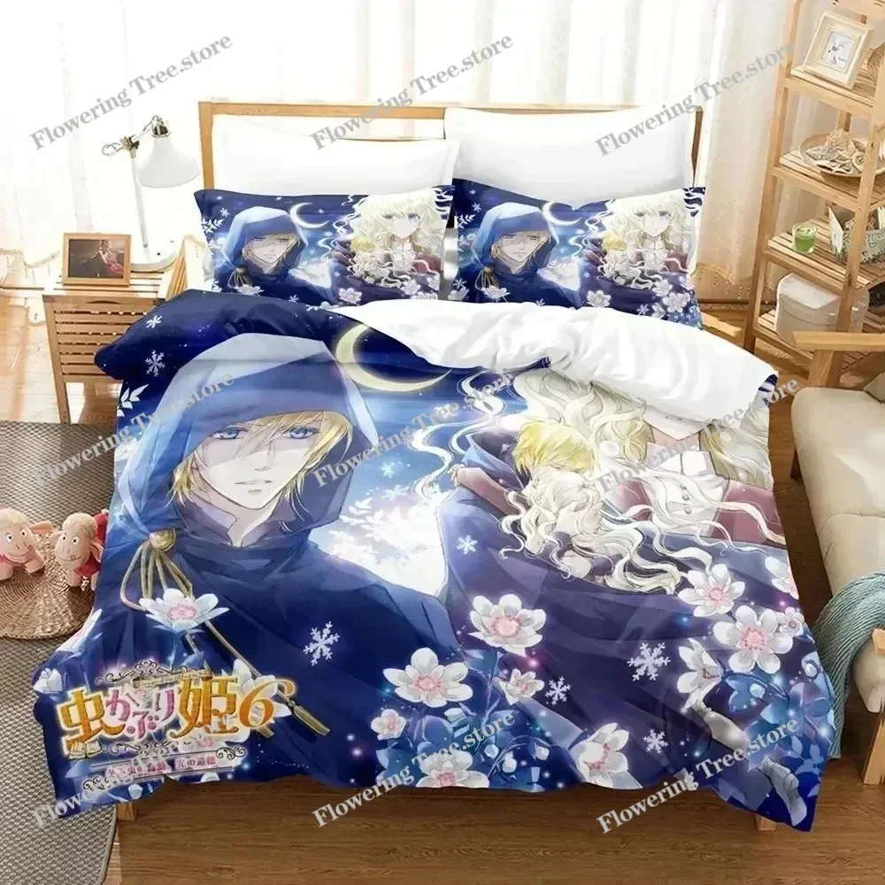 

3D Print Anime Bibliophile Princess Bedding Set Duvet Cover Bed Set Quilt Cover Pillowcase Comforter king Queen Size Boys Adult0