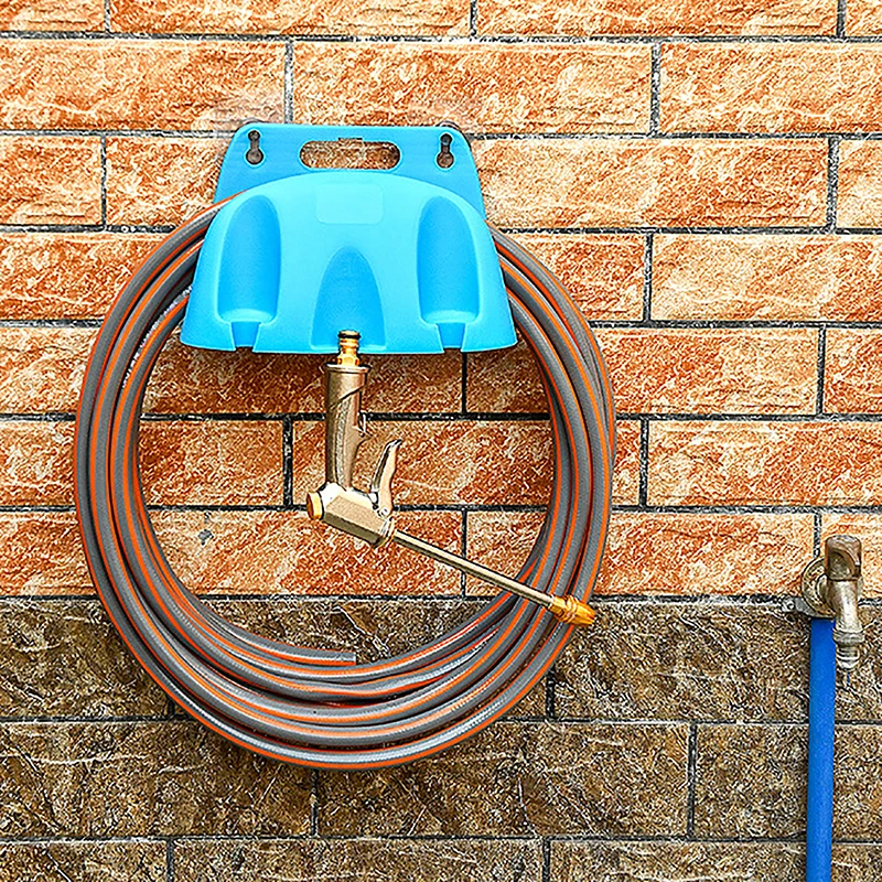 1pcs Wall Mounted Garden Irrigation Hose Pipe Hanger Plastic Rack Tap Watering Hose Organizer Storage