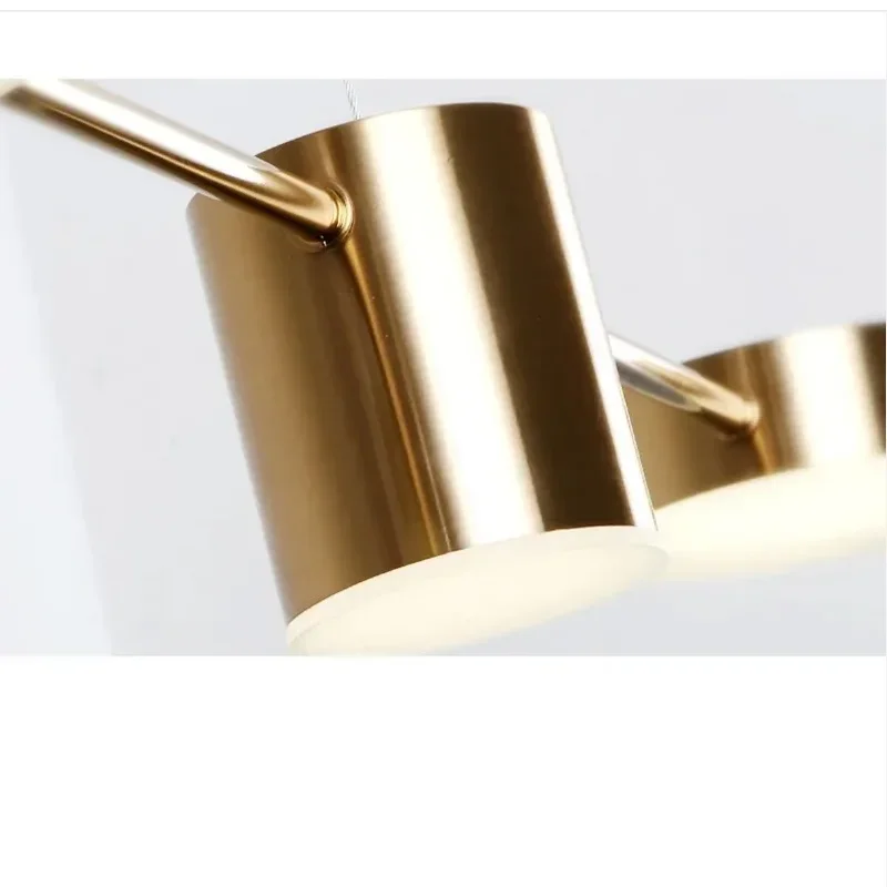 Strips Hanging Lamp Modern Minimalist Pendant Light Luxury Chandelier Lighting Fixture for Bar Dining Room Table Study